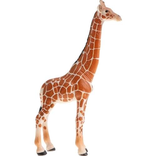 Realistic Animal Figure Miniature Giraffe Model Toy for Boys Girls