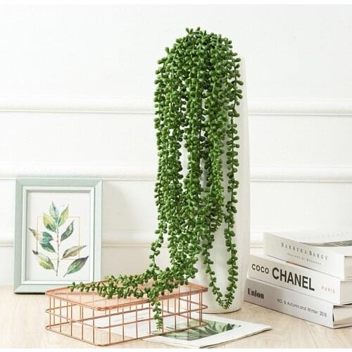 Realistic Fake Succulent Lover Tears Artificial Hanging Plant for Wall Decoration Hanging Plant