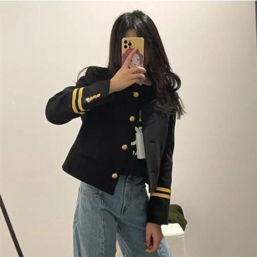 Twotwinchic Women's Blazers With Short Sleeves
