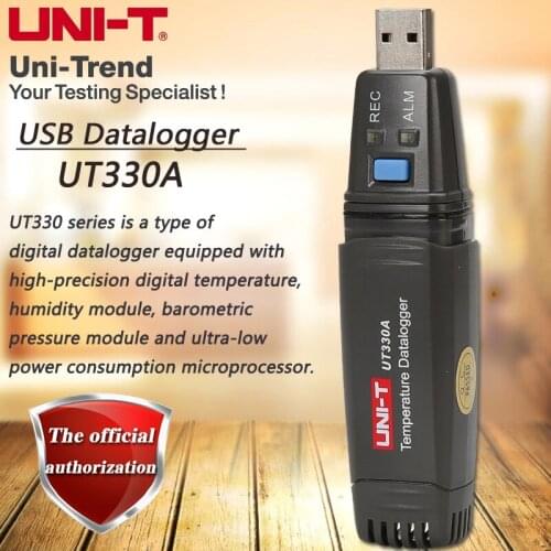 UNI-T UT330A USB Data Logger Mini PC Connection Temperature Meter Data Storage Data Readback
