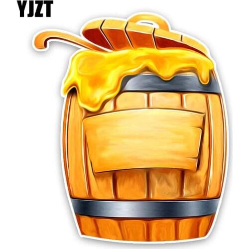 YJZT 14.4CM*16.9CM A Barrel Of Honey PVC Quality Decal Car Sticker 12-300693