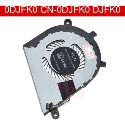 0DJFK0 CN-0DJFK0 DJFK0 For DELL Inspiron 13MF INS 7373 7370 7380 5505T 5705T CPU Laptop Cooling fan pulled refurbished