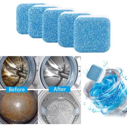 20Pcs Washing Machine Tank Cleaner Washing Machine Cleaner Washer Deep Cleaning Remover Deodorant Detergent Effervescent Tablet