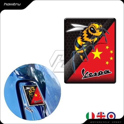 3D Resin Motorcycle Sticker Case for PIAGGIO VESPA PX LX LXV GTS GTV Sprint Emblem Logo