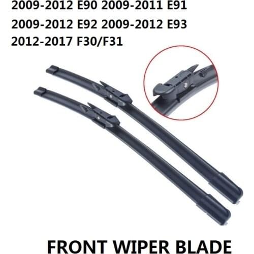 Car Auto Front Wiper Blades For BMW 3 Series E90 E91 E92 E93 F30 F31 Car Windscreen Rubber