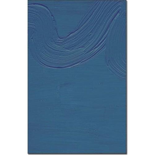 Unframed Blue Line Designed Handmade Picture Oil Paintings on Canvas Abstract Painting Wall Picture for Living Room Home Decor