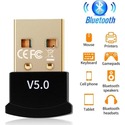 ANMONE Bluetooth Dongle Adapter TV Audio Receiver Transmitter Speaker PC Mouse Wireless Adapter USB Bluetooth 5.0 Adapter