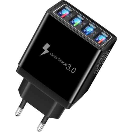 CDEN USB Charger EU/US Plug Quick Charge 3.0 For Phone Adapter for Tablet Portable Wall Mobile Charger Fle Charger Fast Charger