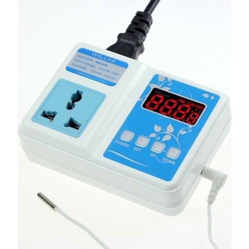 Electronic Humidity Controller With Socket Digital Tube Temperature Controller WH1436H