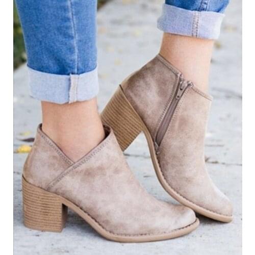 FONGIMIC Women's Ankle Boots