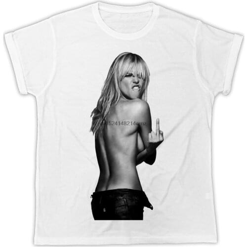 BLONDIE MIDDLE FINGER GIVEN FINGER UP IDEAL GIFT PRESENT SHORT SLEEVE T-SHIRT Cheap T Shirts
