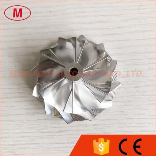 GT15-25 6+6 blades 49.62/61.98mm Turbo Billet/milling/aluminum 2618 compressor wheel
