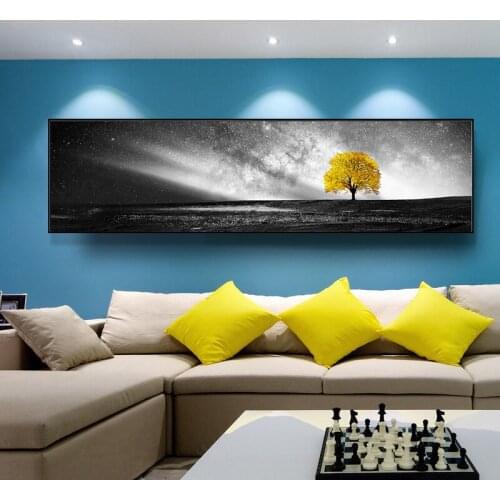 Gu's Log Cabin Wall Paintings Landscapes