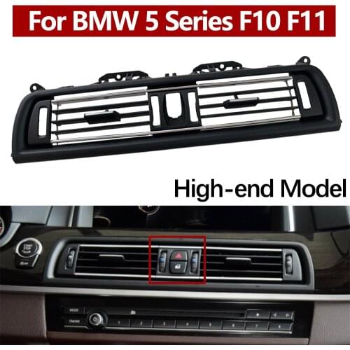 LHD RHD Console Central Chromed Air Vent Outlet Panel Grille Cover For BMW 5 Series F10 F11 520i 525i 528i 530i 535i 64229166891