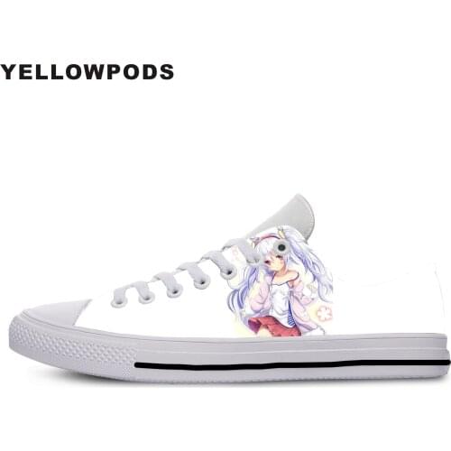 Men Casual Shoes Azur Lane Harajuku Hot Fashion For High Quality Harajuku 3D Printing Azur Lane Harajuku Off White Shoes Man