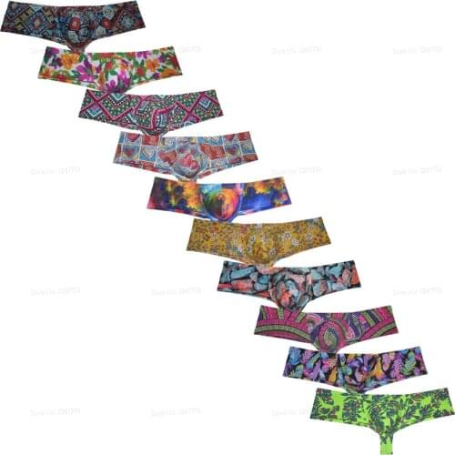 Men Swimwear Brazilian Bikini Male Underwear Boxer Trunks Bokserki Boxershorts Cueca Masculina Cheeky Shorts Hipster