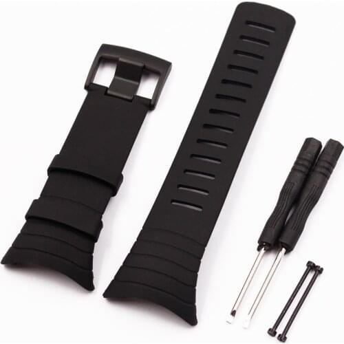 New watch strap silicone strap + buckle fasteners SUUNTO CORE replace the electronic watch watch strap men watch wristband