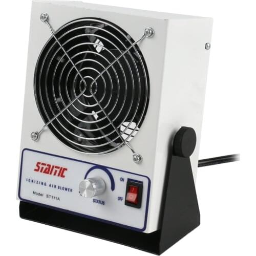 2019 ST-111A Mini Adjustable PC Ionizing Air Blower Fan Ion Eliminator Ion Anti-Static Eliminate Equipment ESD Desktop SIMCO
