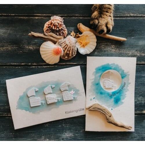 Mmao Crafts Metal Steel Cutting Dies New Beach chair decoration Paper/photo Cards Embossing Dies