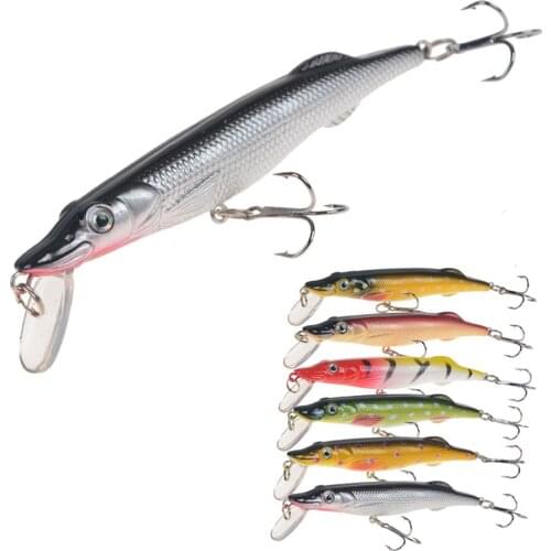 Minnow Fishing Lure 8.5cm 6g Floating Isca Artificial plastic Hard Bait Wobblers crankbait Bass Pike Pesca carp Fishing Tackle