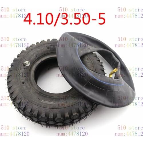 Good quality 4.10/3.50-5 tire Wheel and inner tube for 49cc Mini Quad Dirt Bike Scooter ATV Buggy Gas scooter bike motorcycle