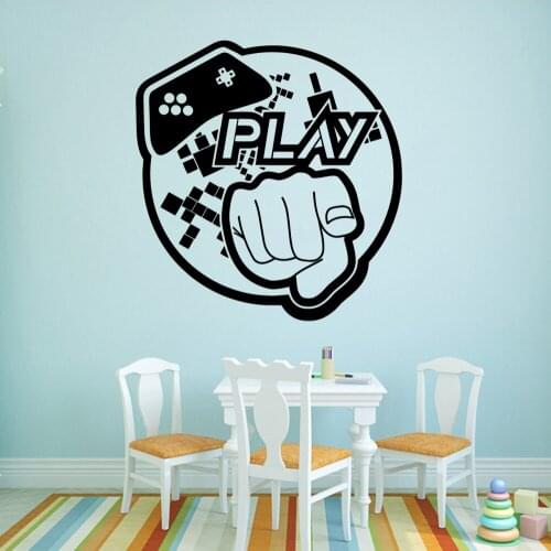 Funny Play game Home Decorations Decal Decor Living Room Bedroom Removable Sticker Mural naklejki