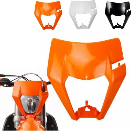 Universal Enduro Plastic Headlight Fairing Cover Dual Spor Off-Road Motorcycle Headlight Housing Cover For Yahama Honda EXC