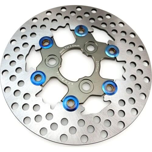 Motorcycle General Aluminum Floating Disc Brake Motorcycle Disc Brake Disc 200mm Motorcycle Rear Disc Brake Hole 57mm