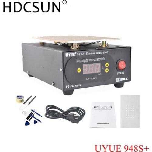 Hot Sale UYUE 948S+ LCD Separator Machine Screen Repair Machine Build-in Pump Vacuum Kit For IPhone For Samsung+Gift