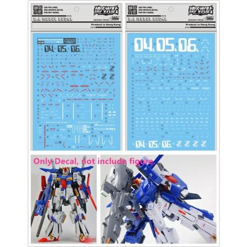 D.L high quality Decal water paste For MG 1/100 FA-010-A FAZZ ZZ model Ver.ka UC48 DL172
