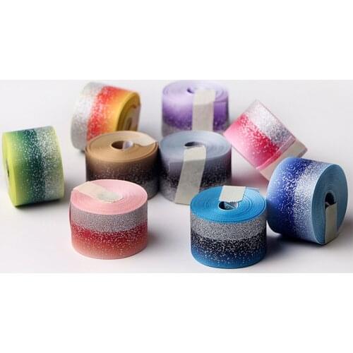 1yard 38mm Glitter Grosgrain Ribbon Gift Wrapping Bouquet Packing Ribbons Christmas Party Decoration Clothing Hats Accessories