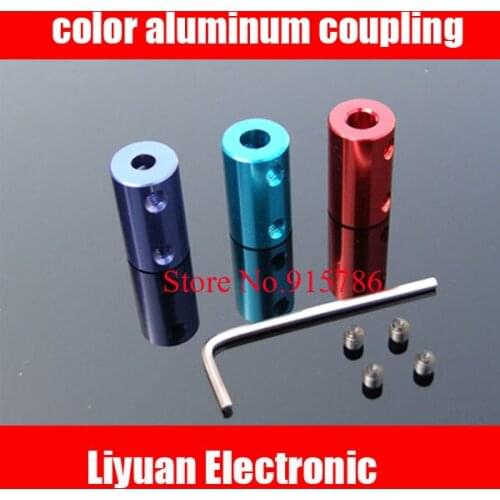 10pcs color aluminum coupling / motor coupling for model aircraft ship model Cars