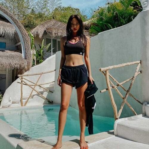 3pcs set Rashguards Womens Long Sleeve Zip Up Sun Shirt Swimsuit Beachwear Surf Dive Yoga Running Jogger Activewear Tracksuit