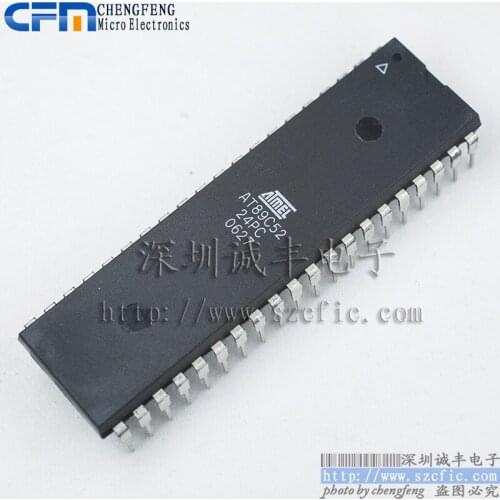 5pieces AT89C52-24PC DIP