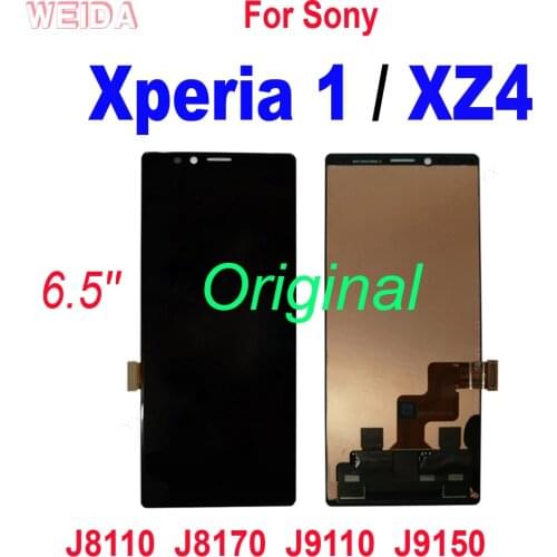 6.5'' Original For Sony Xperia 1 X1 XZ4 LCD Display Touch Screen Digitizer Assembly for Sony XZ4 LCD J8110 J8170 J9110 J9150