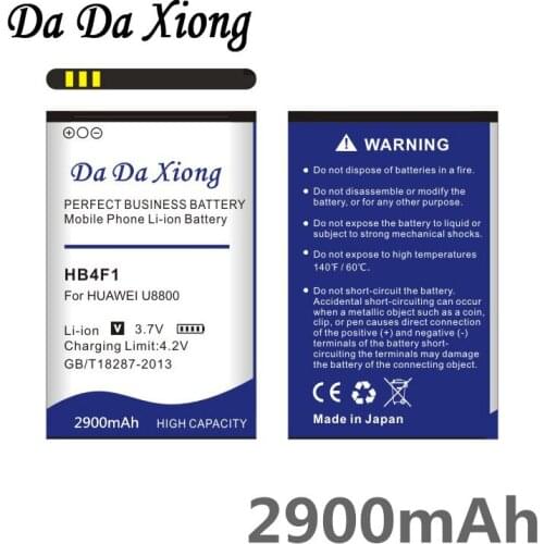Da Da Xiong 2900mAh HB4F1 Battery for Huawei U8220 U8230 E5830 E5838 E5 C8600 T-Mobile Pulse E585 Ascend M860 X5 U8800 C8800