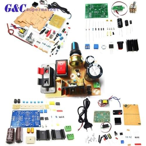 DIY Kit LM317 Adjustable Regulated Voltage Power Supply Module PCB Board Electronic kits