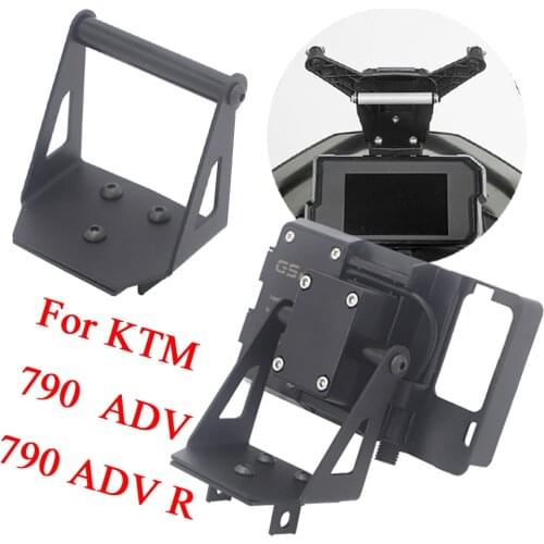 For 790 Adventure / 790 ADV R 2017+UP 12MM Motorcycle GPS/SMART PHONE Navigation GPS Plate Bracket Adapt Holder