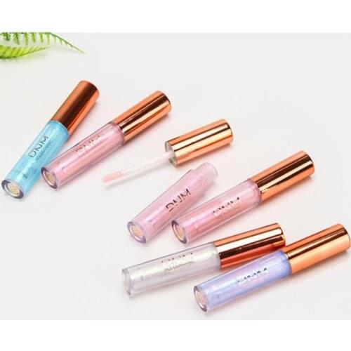 DNM 6 Color Polarized Lip Gloss Glaze Chameleon Bright Flash Pearlescent Bright Moisturizing Waterproof Durable Lipstick TSLM1