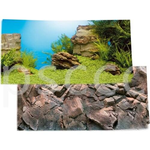 Juwel Background painting of high definition fish tank, special wallpaper, wallpaper, double faced rock series S, L, XL