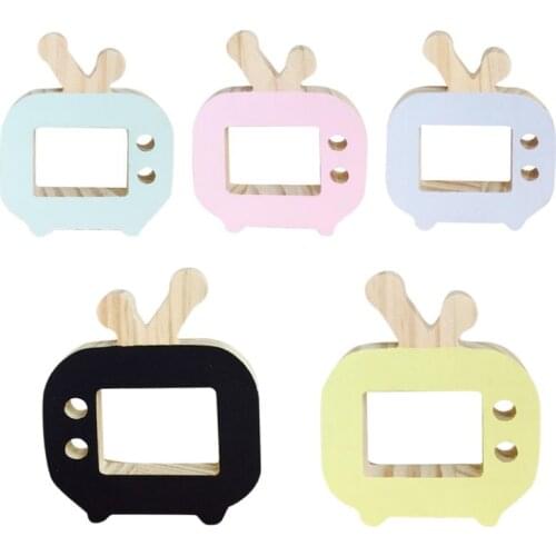 Creative Kids Children Room Decoration Figurines Home Decor Wooden TV Toy Ornaments Nordic Wind Furniture Props Gift 2018