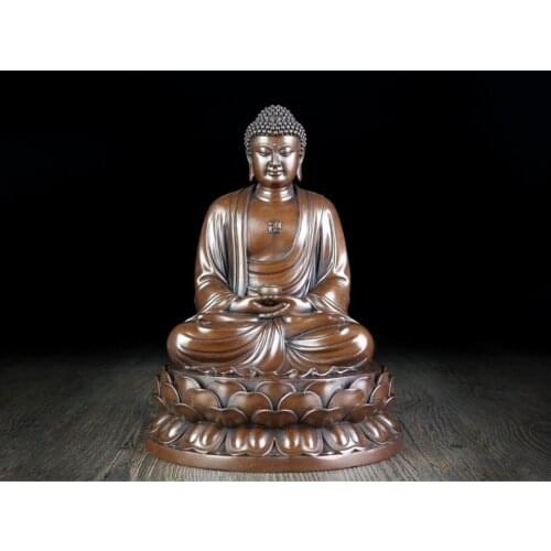 TOP GOOD High-grade Buddha statue # office home house Protection # Buddhism the Buddha Bronze statue