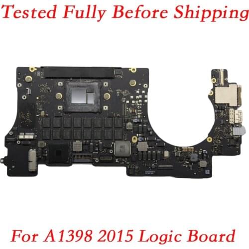 Macbook Pro A1398 Motherboard 2015 i7 2.2Ghz 2.5Ghz 16G Motherboard 820-00163 820-00138 EMC 2909 2910