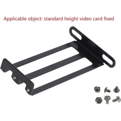 Metal Graphics VGA Card Bracket Holder Side Converted Computer Radiator Support