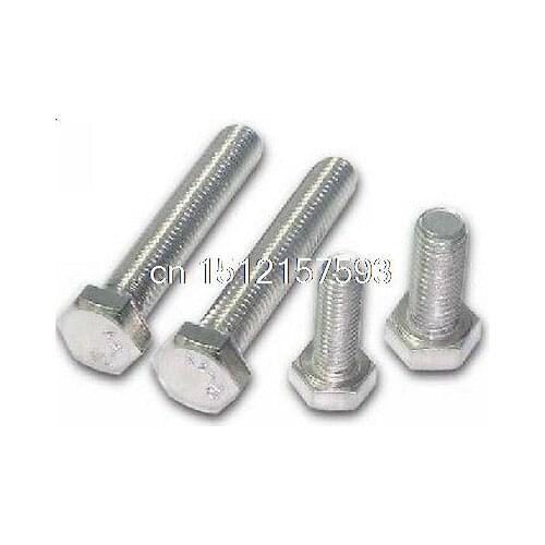 Lot50 Metric Thread M8*70mm Stainless Steel Outside Hex Screw Bolts