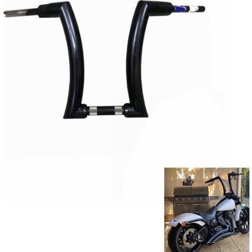 Motorcycle 12" 14" 16" Bar Handlebars 2 inches for Harley Dyna Softail Fat Boy Bob Breakout Slim Deluxe Touring