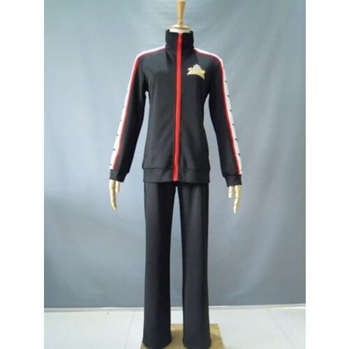 Can be tailored Anime Free! Anime cos cartoon Unisex Rin Matsuoka School sportswear suit top+pants cosplay costumes