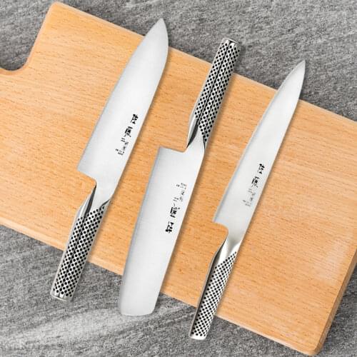 3pcs Japanese Kitchen Knife Set Fish Fillet Stainless Steel Meat Cleaver Chef Knife Sushi Knife Santoku Knife Cooking Tools