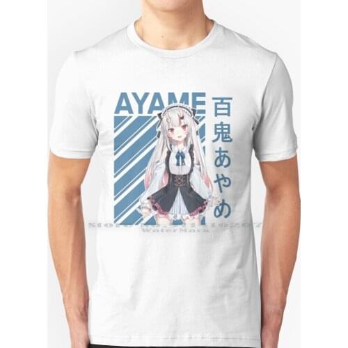 Nakiri Ayame | Hololive T Shirt 100% Pure Cotton Hololive Nakiri Ayame Vtuber Shirakami Fubuki Virtual Youtuber Kiryu Coco