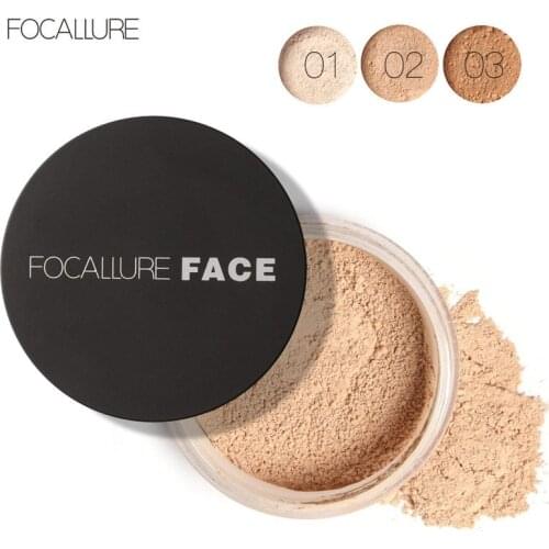 3 Colors Makeup Powder Loose Powder Waterproof Long-lasting Oil Control Face Finish Setting With Puff Face Makeup TSLM1